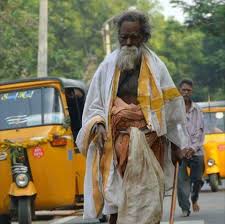 swami walking in street