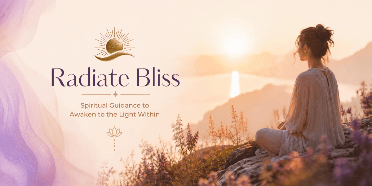 hero image of a woman sitting on top of a mountain meditating and watching the sunrise